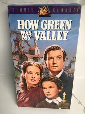 Vintage VHS How Green Was My Valley 1941 Academy Winner NIB